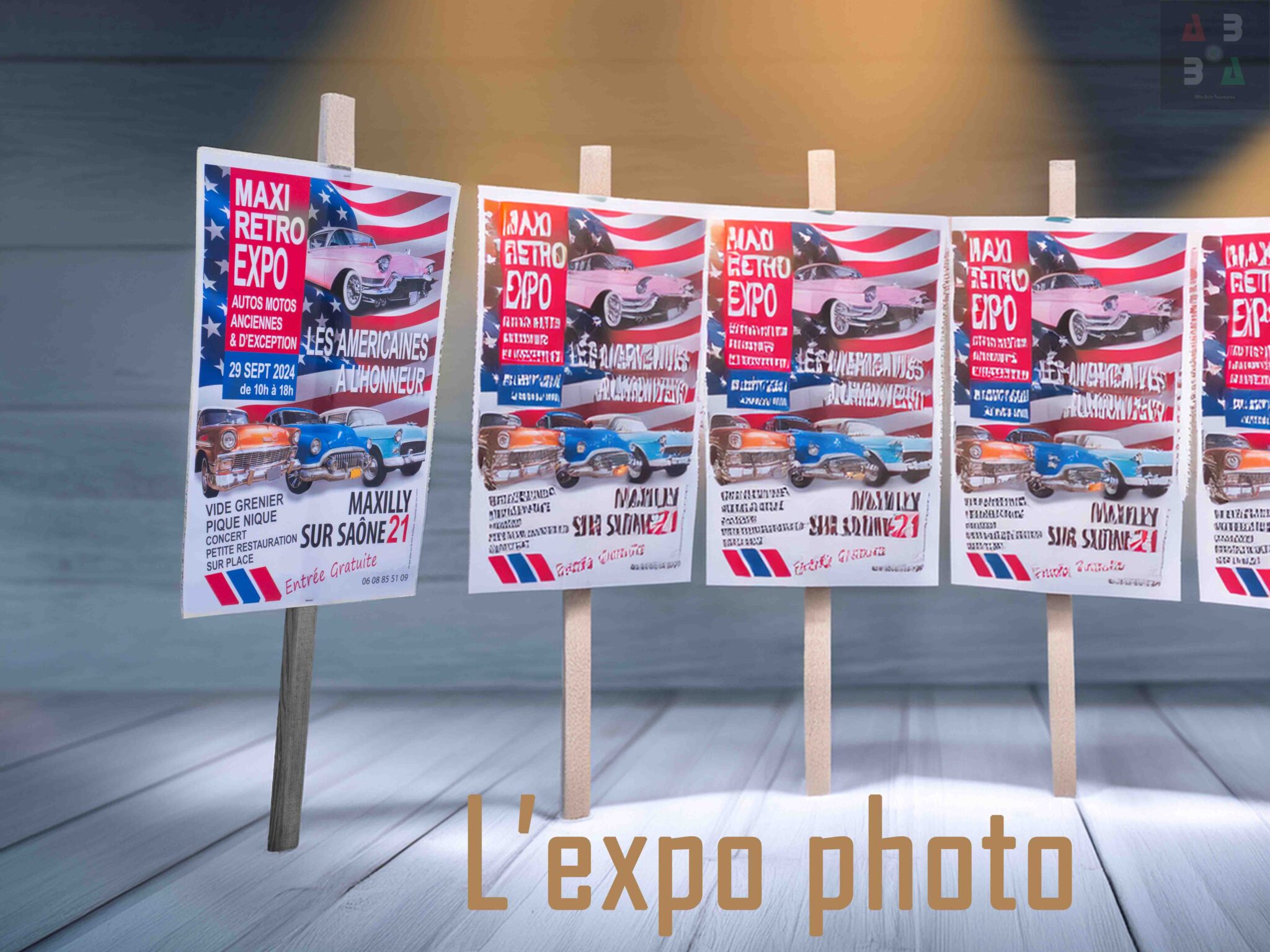 Maxiretro 2024 affiche expo maxiretro 2024